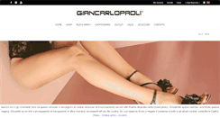 Desktop Screenshot of giancarlopaoli.com